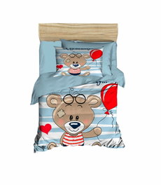 L'essentiel linge de maison PH15 Juego de Fundas Nórdicas para Bebé 100x150cm Microsatén y Algodón